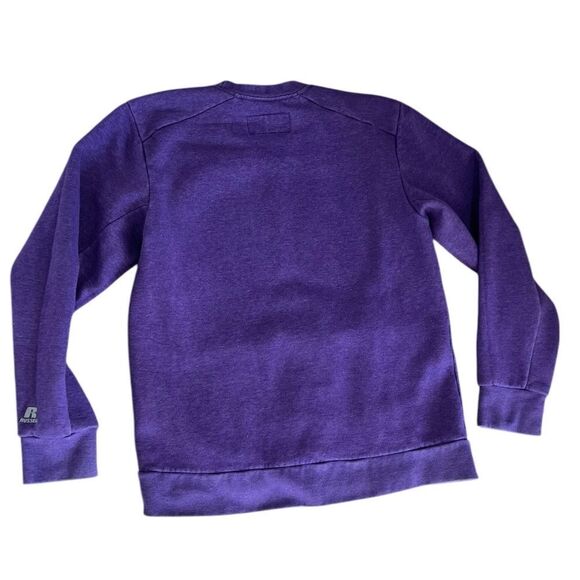 Clemson Tigers Purple Crewneck Sweatshirt by Russell Athletic, Size M - Picture 5 of 13